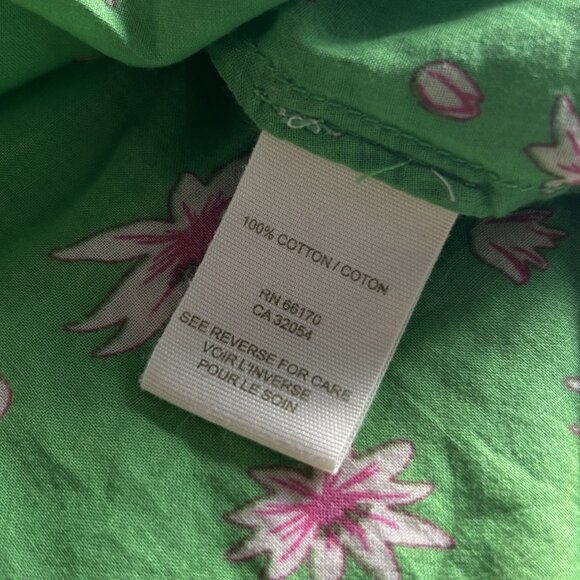 Free People Floral Aloha Floral Voile Top ASO Princess Protection Program - Picture 6 of 8